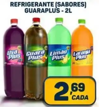 Dom Atacadista REFRIGERANTE (SABORES) GUARAPLU'S - 2L oferta