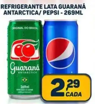 Dom Atacadista REFRIGERANTE LATA GUARANÁ ANTARCTICA/ PEPSI-269ML oferta