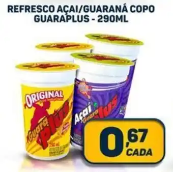 Dom Atacadista REFRESCO AÇAI/GUARANÁ COPO GUARAPLUS-290ML oferta