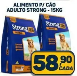 Dom Atacadista ALIMENTO P/ CÃO ADULTO STRONG - 15KG oferta