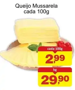 Supermercados Rod e Raf Queijo Mussarela cada 100g cada 100g oferta