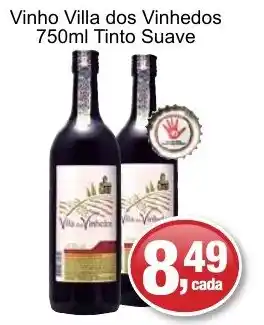 Vinho Villa dos Vinhedos 750ml Tinto Suave