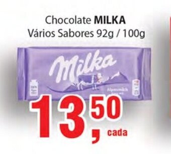 Supermercados Mundial Chocolate Milka 92g/100g oferta
