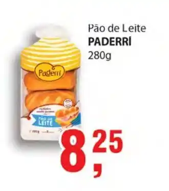 Supermercados Mundial Pao de Leite Paderri 280g oferta