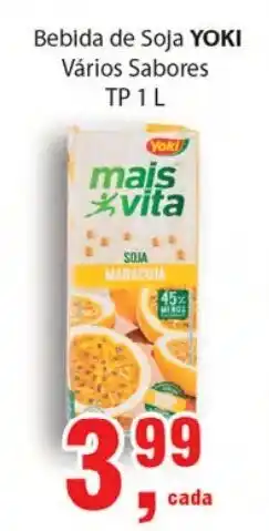 Supermercados Mundial Bebida de Soja Yoki 1L oferta
