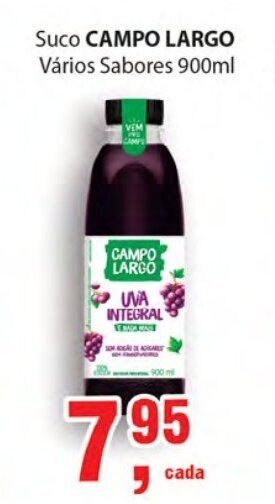 Supermercados Mundial Suco Campo Largo 900ml oferta