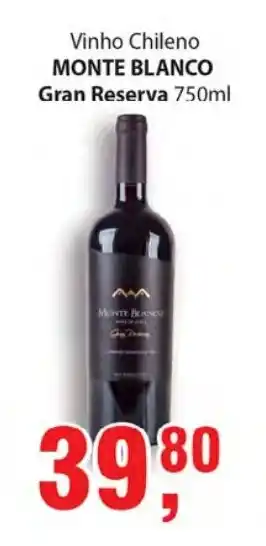 Supermercados Mundial Monte Blanco Gran Reserva 750ml oferta