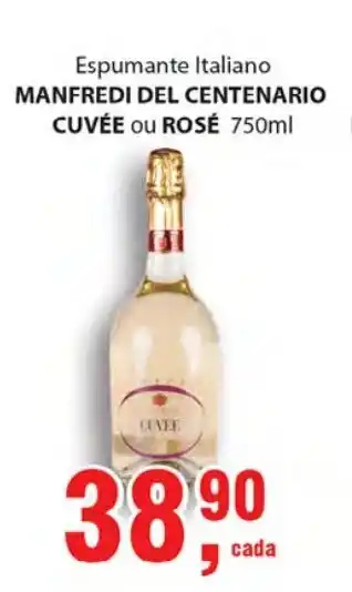Manfredi Del Centenario Cuvee ou Rose 750ml