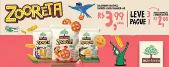 Supermercados Mundial Salgadinho Organico Zooreta Varios Sabores 45g oferta