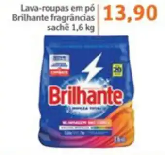 Sonda Lava-roupas em po Brilhante fragrancias sache 1.6kg oferta