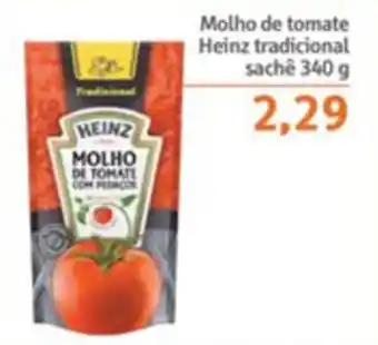 Sonda Molho de Tomate Heinz Tradicional sache 340g oferta