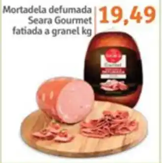 Sonda Mortadela Defumada Seara Gourmet fatiada a granel 1kg oferta