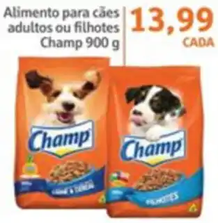 Alimento para caes adultos ou filhotes Champ 900g
