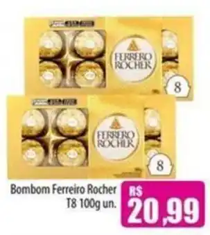 Bombom Ferreiro Rocher T8 100g un.