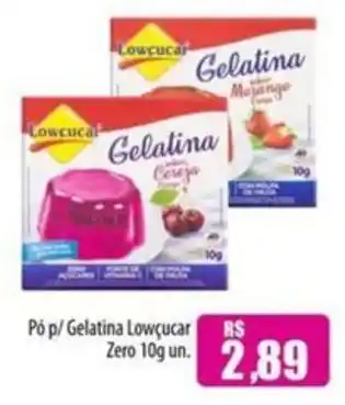 Pó p/ Gelatina Lowçucar Zero 10g un.