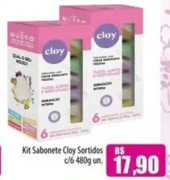 Proença Supermercados Kit Sabonete Cloy Sortidos c/6 480g un. oferta