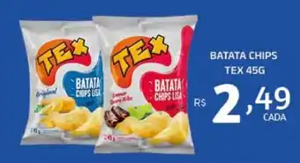 Bahamas Supermercados BATATA CHIPS TEX 45G oferta