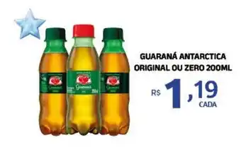 Bahamas Supermercados GUARANÁ ANTARCTICA ORIGINAL OU ZERO 200ML oferta