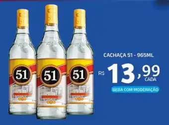 Bahamas Supermercados CACHAÇA 51-965ML oferta