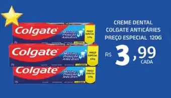 Bahamas Supermercados CREME DENTAL COLGATE ANTICÁRIES PREÇO ESPECIAL 120G oferta