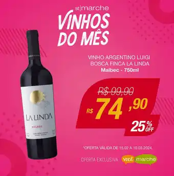 VINHO ARGENTINO LUIGI BOSCA FINCA LA LINDA Malbec - 750ml