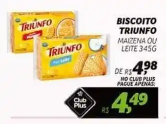 BISCOITO TRIUNFO MAIZENA OU LEITE 345G