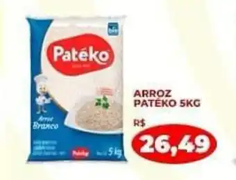 Alvorada Supermercados ARROZ PATÉKO 5KG oferta