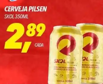 Frangolândia CERVEJA PILSEN SKOL 350ML oferta