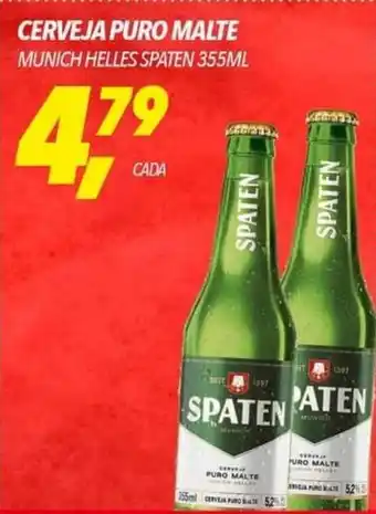 Frangolândia CERVEJA PURO MALTE MUNICH HELLES SPATEN 355ML oferta