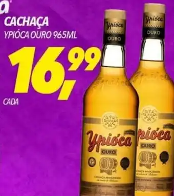 Frangolândia CACHAÇA YPIÓCA OURO 965ML oferta