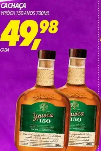 Frangolândia CACHACA YPIÓCA 150 ANOS 700ML oferta
