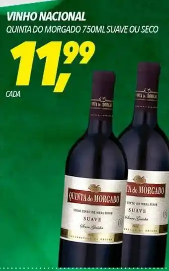 Frangolândia VINHO NACIONAL QUINTA DO MORGADO 750ML SUAVE OU SECO oferta