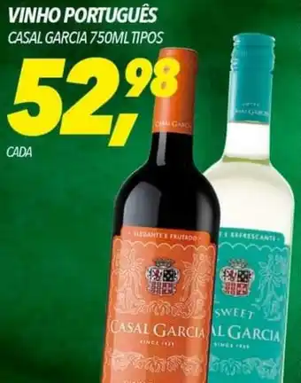 Frangolândia VINHO PORTUGUÊS CASAL GARCIA 750ML TIPOS oferta