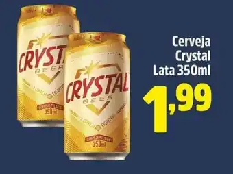 Bom Preço Supermercados Cerveja Crystal Lata 350ml oferta