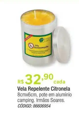 Leroy Merlin Vela Repelente Citronela 8cmx6cm oferta