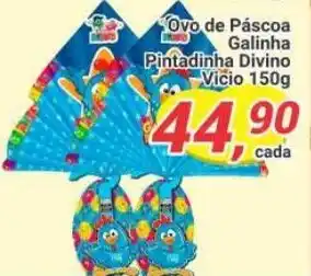Ovo de Páscoa Galinha Pintadinha Divino Vicio 150g