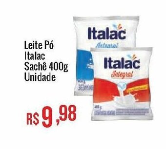 Mart Minas Leite po Italac sache 400g unidade oferta