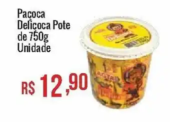 Mart Minas Pacoca Delicoca Pote de 750g unidade oferta