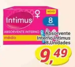 Absorvente Interno Intimus 8.Unidades