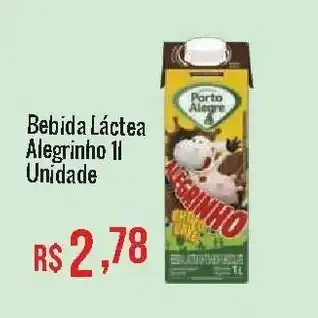 Mart Minas Bebida Lactea Alegrinho 1L unidade oferta