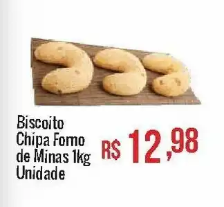 Biscoito Chipa Forno de Minas 1kg unidade