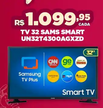DB Supermercados TV 32 SAMS SMART UN32T4300AGXZD oferta