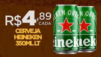 DB Supermercados CERVEJA HEINEKEN 350ML LT oferta