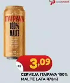 Bramil Supermercados Cerveja Itaipava 100% Malte Lata 473ml oferta