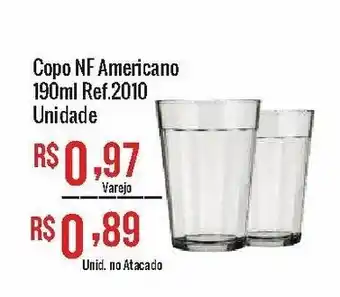 Mart Minas Copo NF Americano 190ml unidade oferta