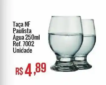 Mart Minas Taca NF Paulista Agua 250ml unidade oferta