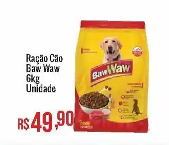 Racao Cao Baw Waw 6kg unidade