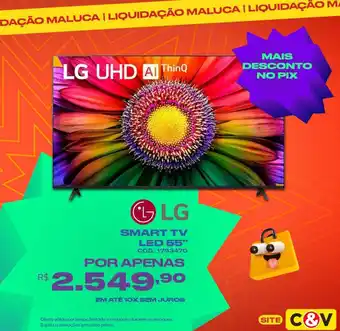 Casa e Vídeo Lg Smart Tv Led 35" oferta