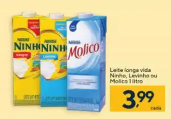 Coop Leite Longa VIda Ninho, Levinho ou Molico 1L oferta