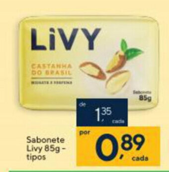 Coop Sabonete Livy 85g tipos oferta